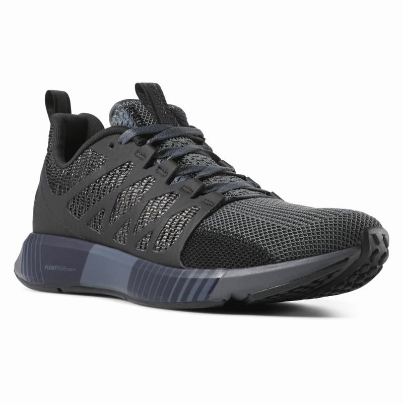 Adidasi Alergare Reebok Fusion Flexweave Cage Barbati Negrii/Gri Romania TU6220DN